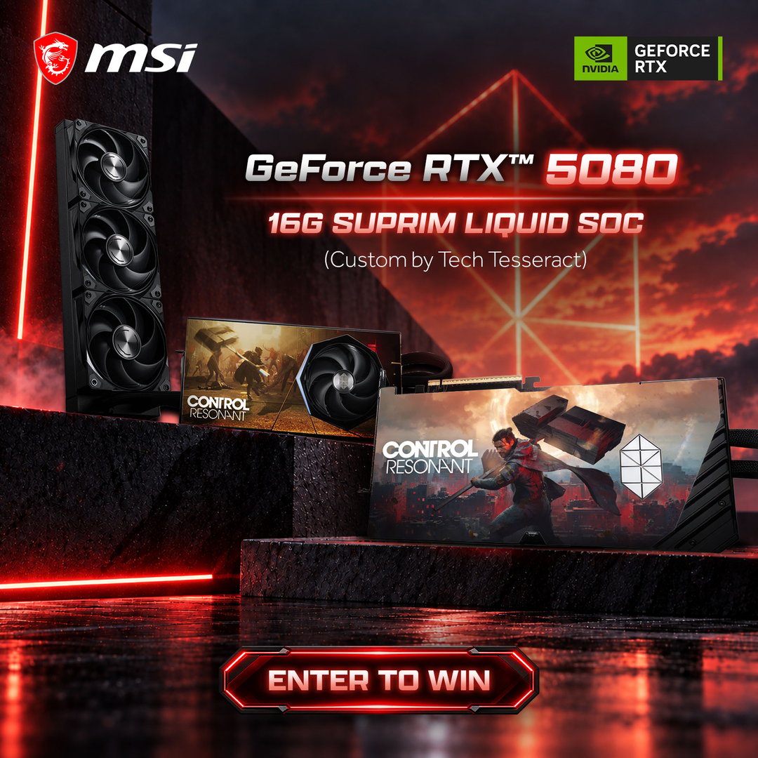 2026 CONTROL Resonant Custom GeForce RTX 5080 Giveaway