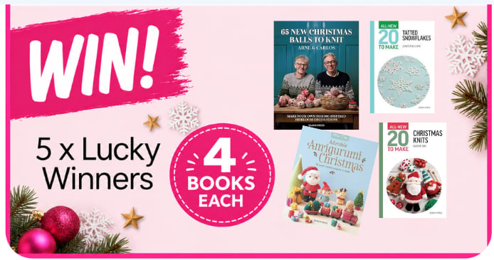 Win 1 of 5 Search Press Christmas book bundles