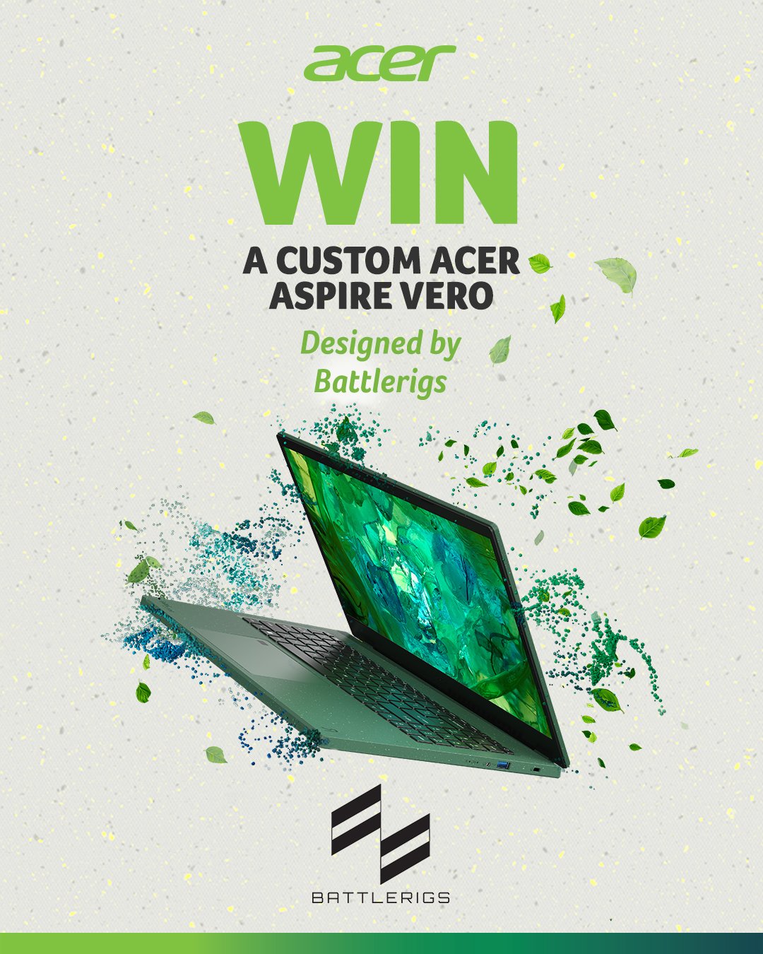 Apply and Win A Custom Acer Aspire Vero From Battlerigs