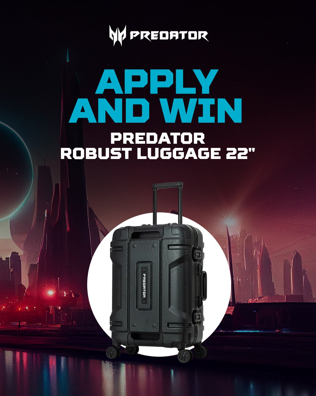 Win Predator Robust Luggage 22
