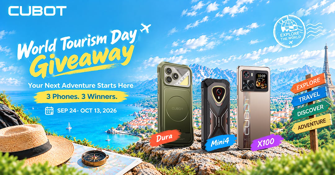 CUBOT World Tourism Day Giveaway 2026