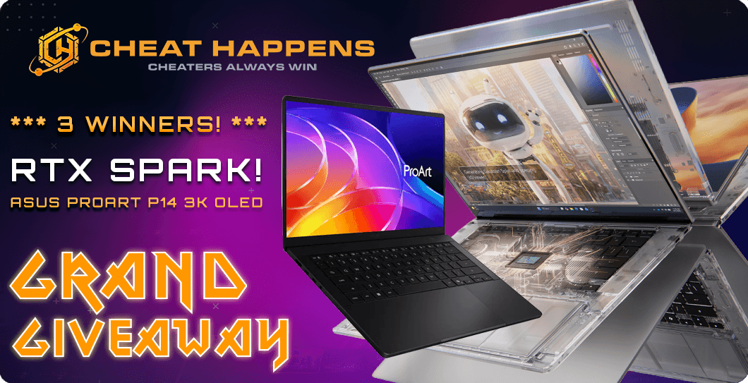 Cheat Happens RTX SPARK LAPTOP Giveaway
