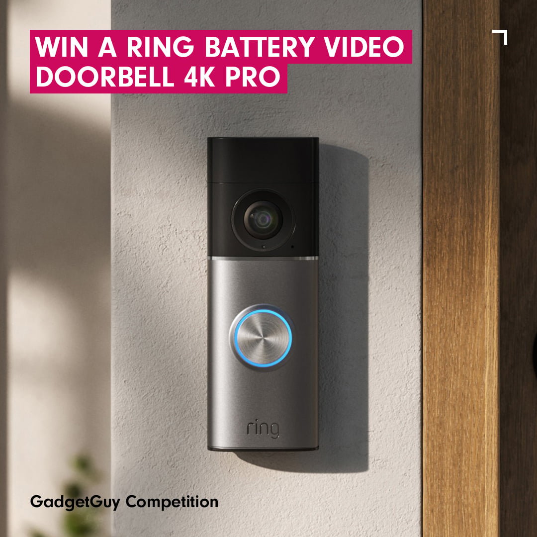 GadgetGuy & Ring Battery Video Doorbell 4K Pro giveaway