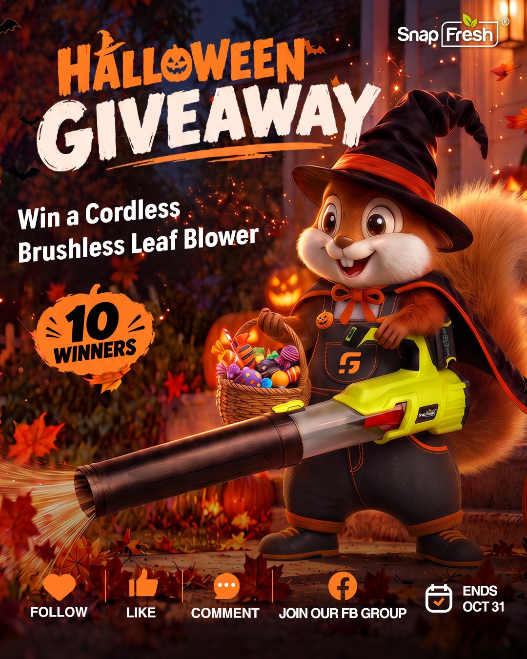 SnapFresh Halloween Giveaway