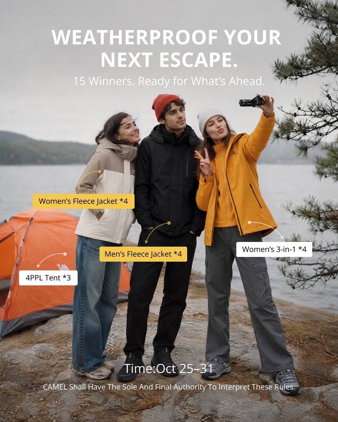 GIVEAWAY | Weatherproof Your Next Escape.