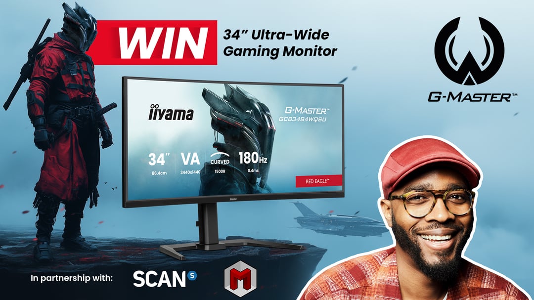 Win a G-Master Red Eagle 34 Ultra-Wide Curved Gaming Monitor