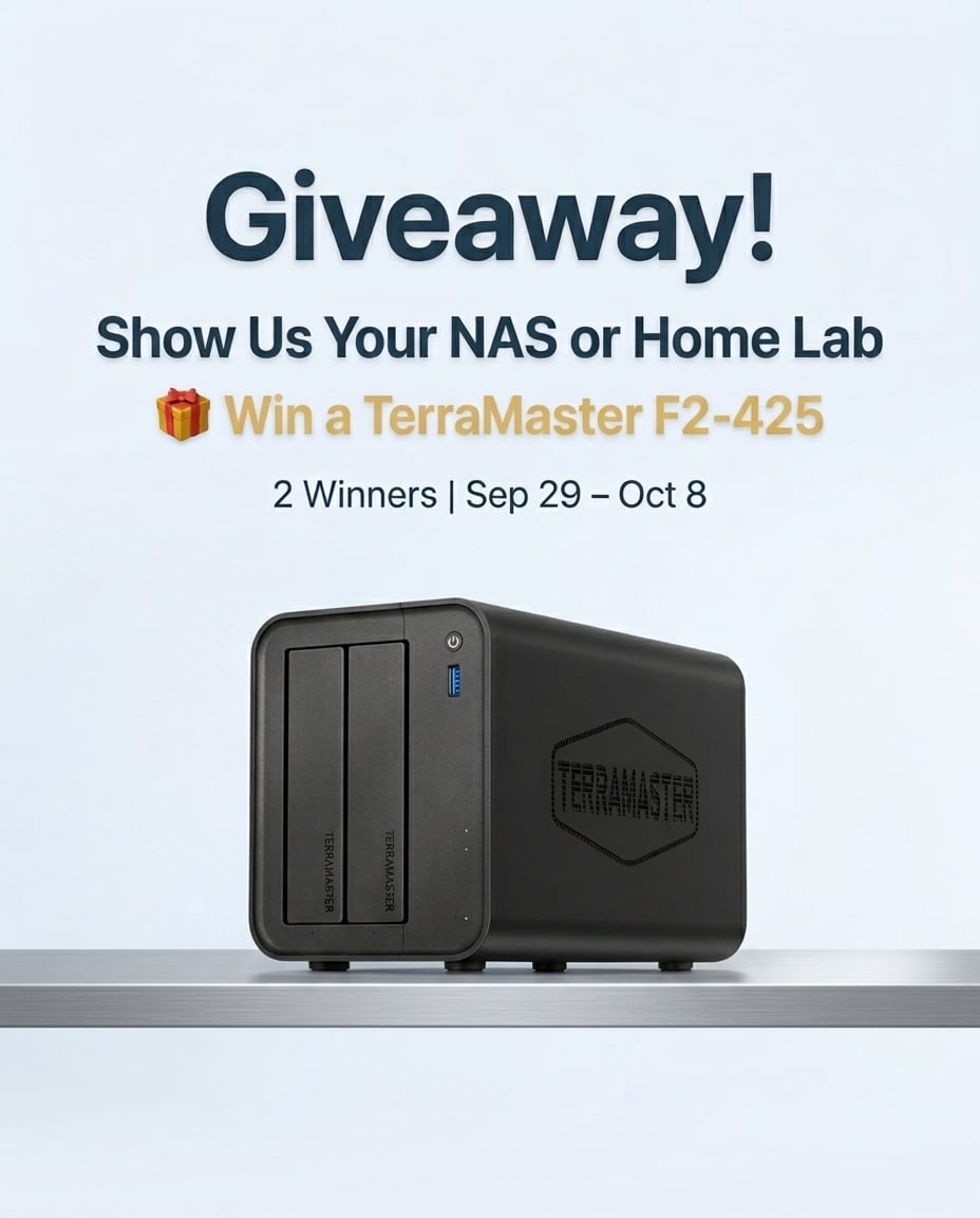 🎉 GIVEAWAY: Show Us Your NAS / Home Lab & Win a F2-425!