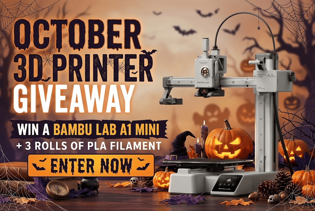 🎃 "Spooktacular 3D Printing Giveaway" | October Giveaway 👻🖨️