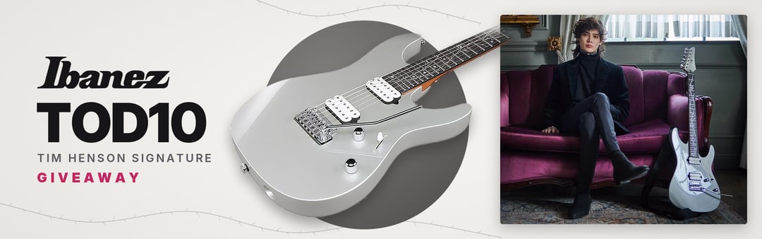 Ibanez TOD10 Tim Henson Signature Giveaway
