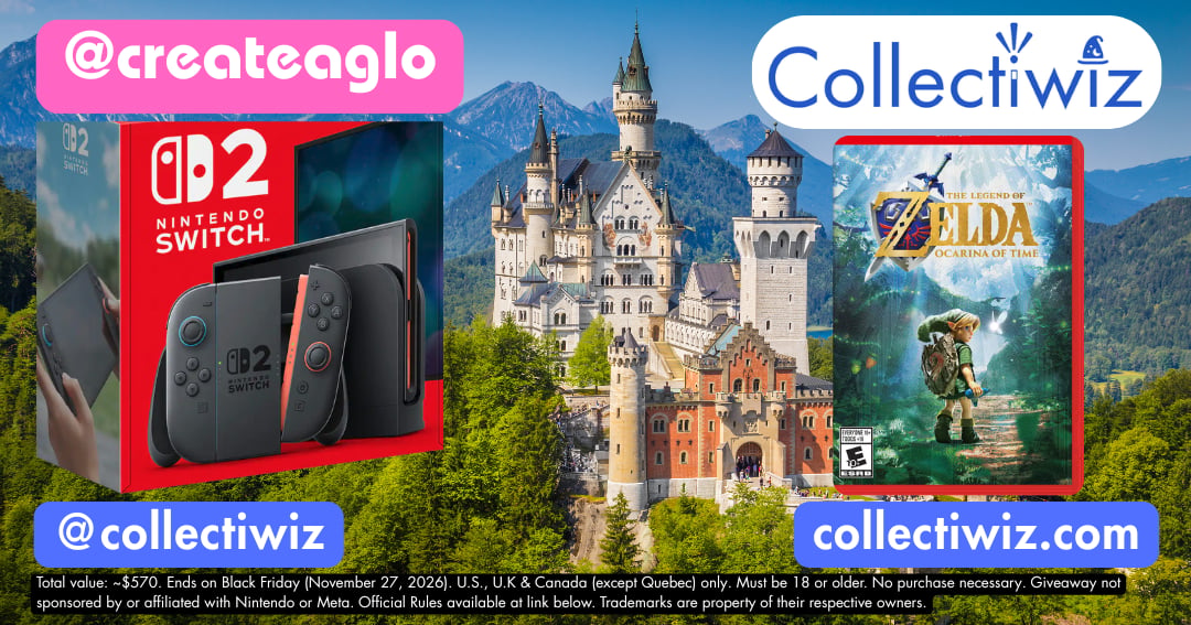 Createaglo + Collectiwiz Nintendo Switch 2 & Legend of Zelda: Ocarina of Time Fall Giveaway
