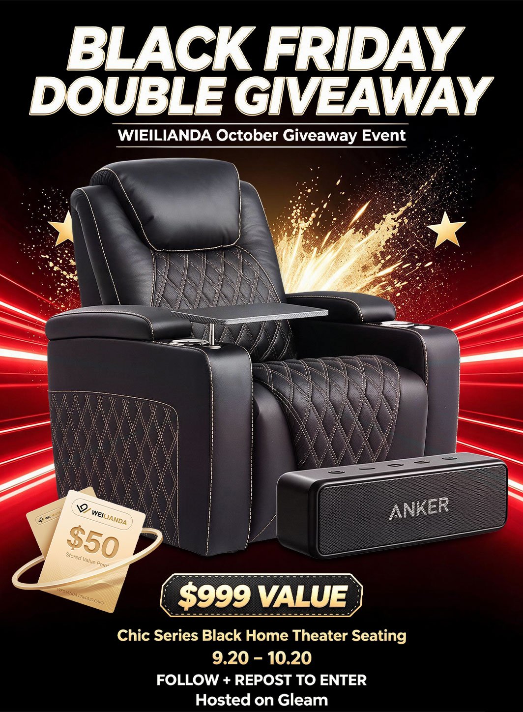 Black Friday Double Giveaway