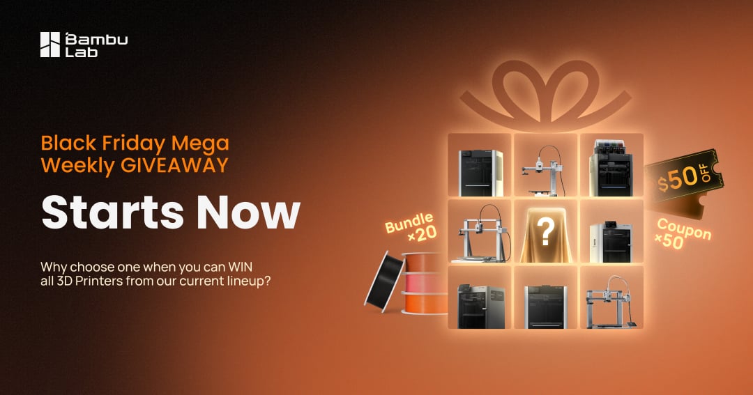 Black Friday Mega Weekly GIVEAWAY