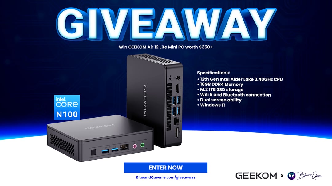 Geekom Air 12 Mini PC Giveaway