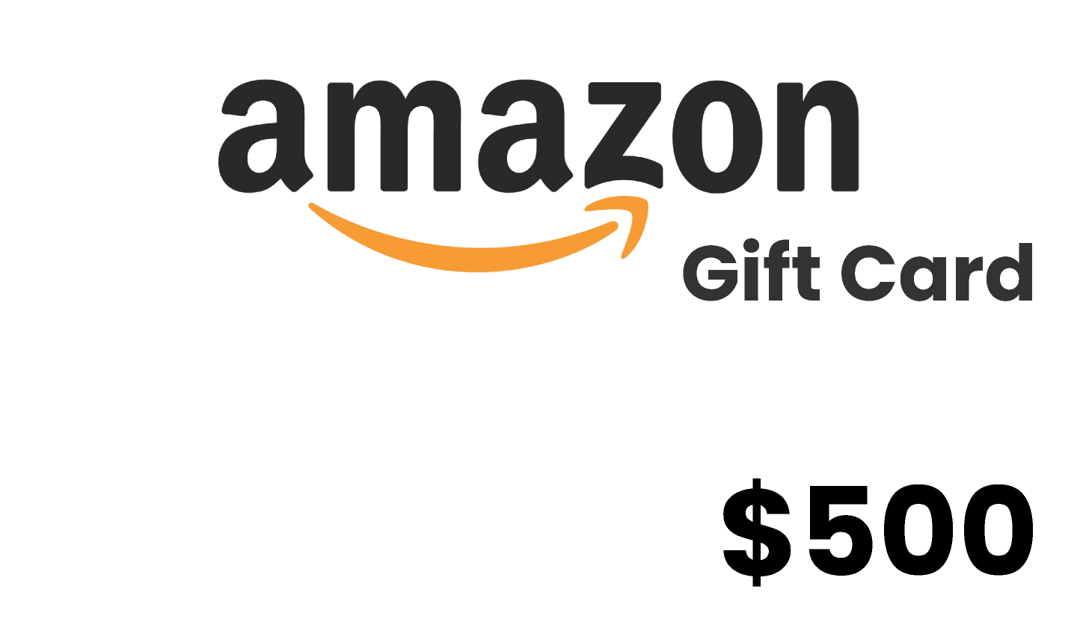 $500 Amazon Giftcard GIVEAWAY