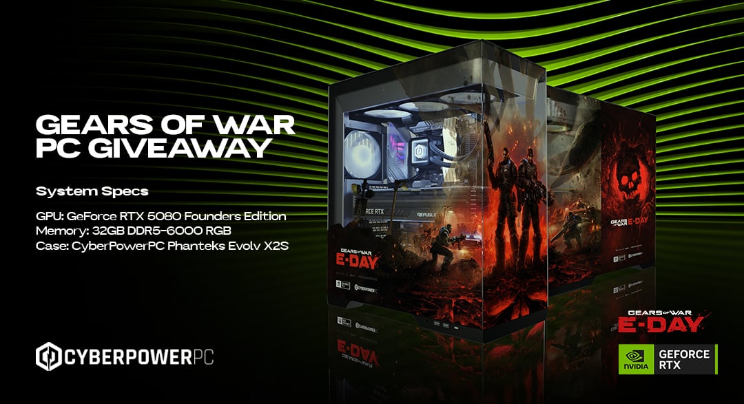 CyberPowerPC x NVIDIA: Gears of War E-Day Giveaway