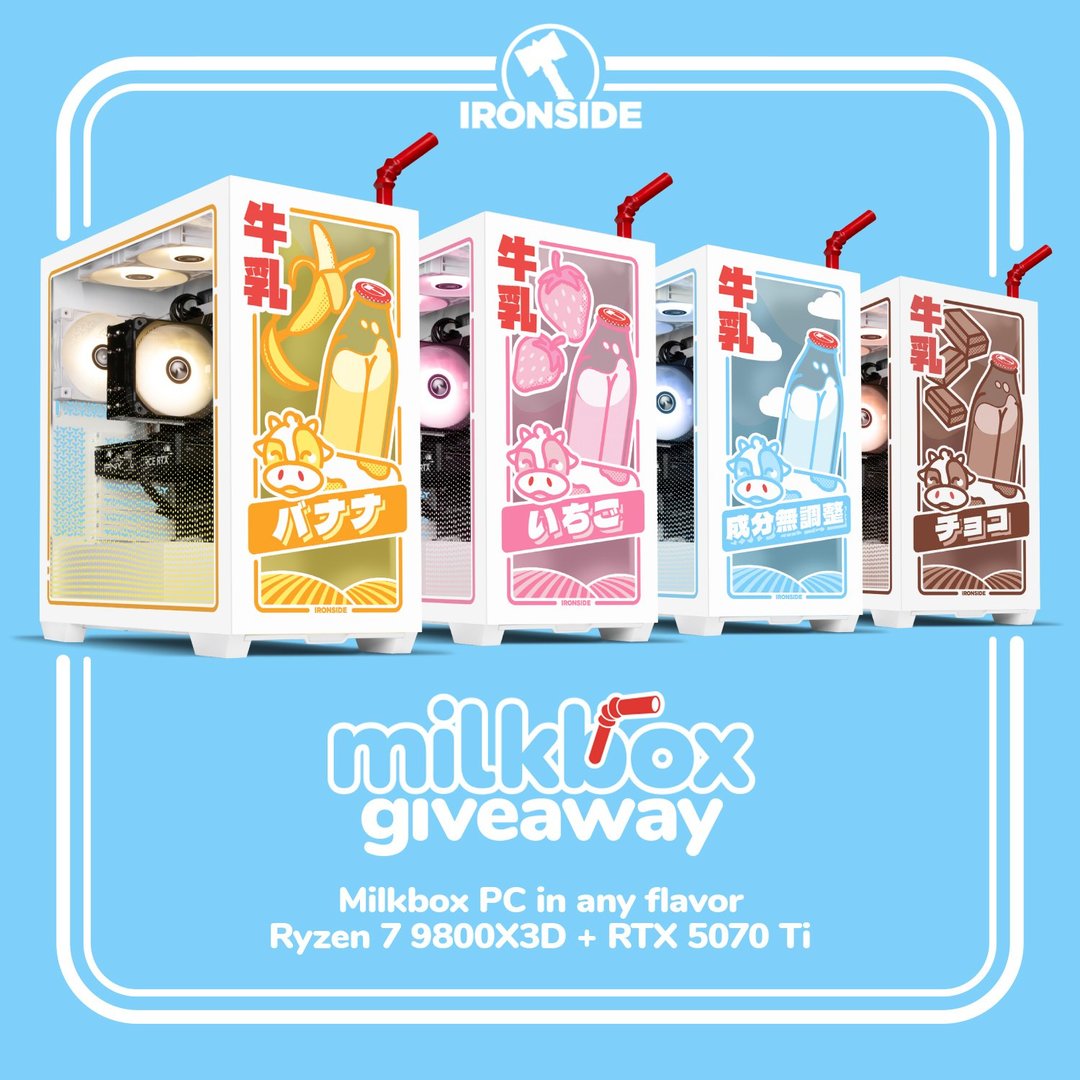 Ironsides 3000 Milkbox PC Giveaway