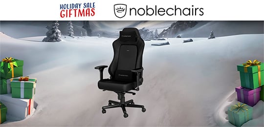WIN A NOBLECHAIRS HERO BLACK EDITION GAMING CHAIR