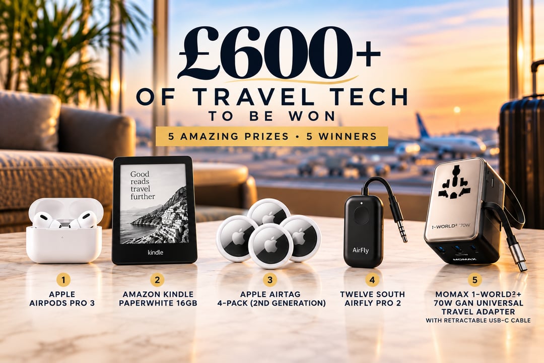 Win 1 of 5 Must-Have Travel Tech Prizes