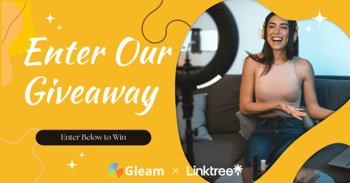 Influencer Giveaway Template with Linktree Integration