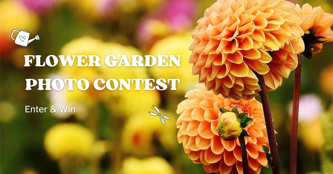 Flower Garden Photo Contest Template – Grow Entries & Foot Traffic