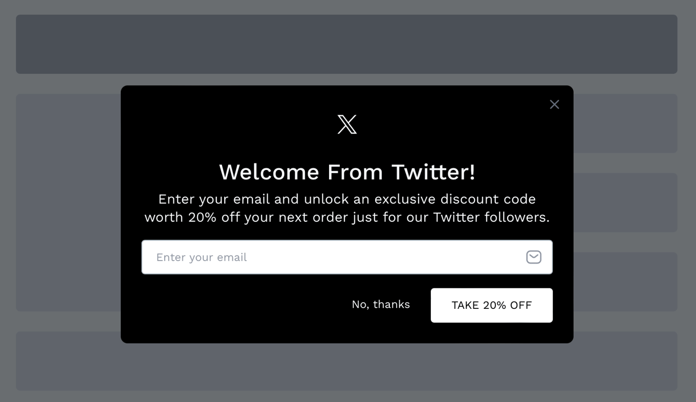 Twitter Follower Welcome Coupon – Convert Social Traffic With a First ...