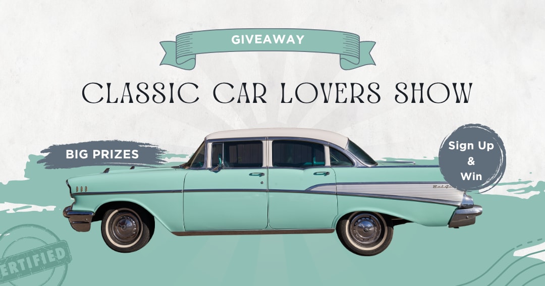 Car Show Giveaway Template – Drive Tickets, UGC, And Sponsors