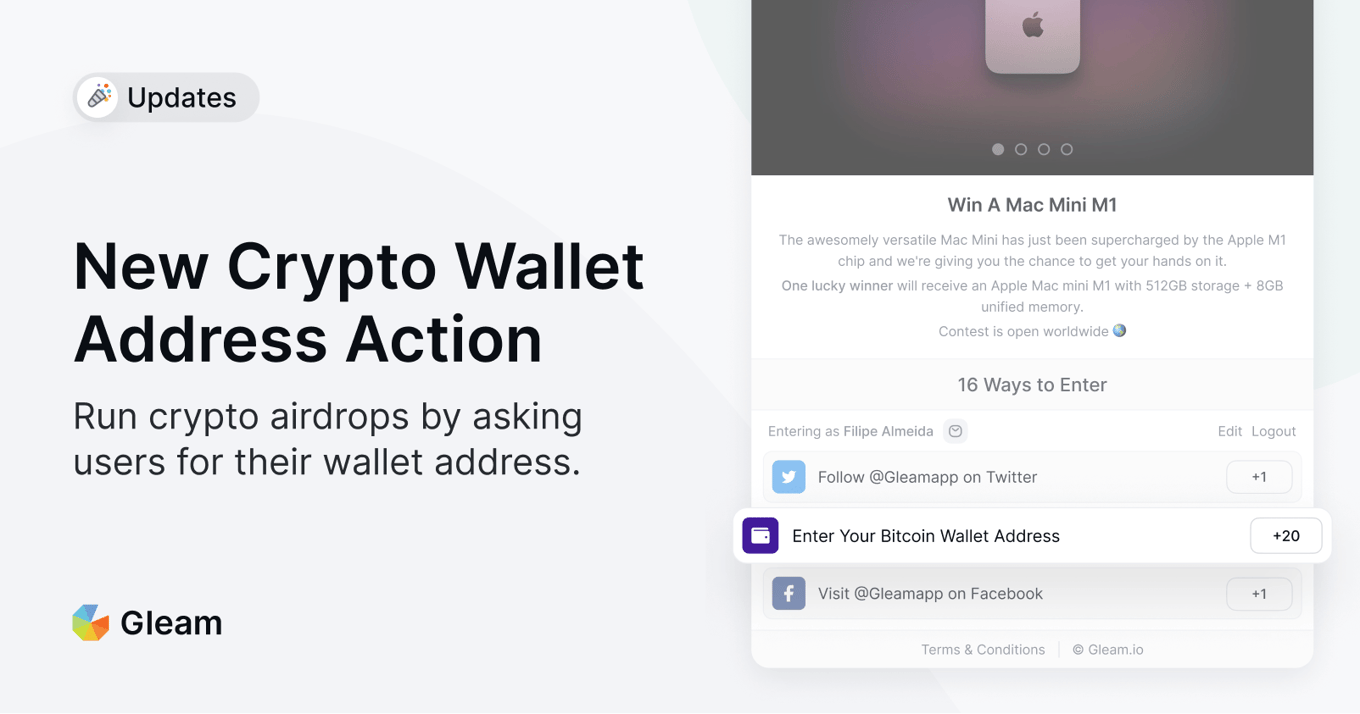 Crypto Wallet Address Action